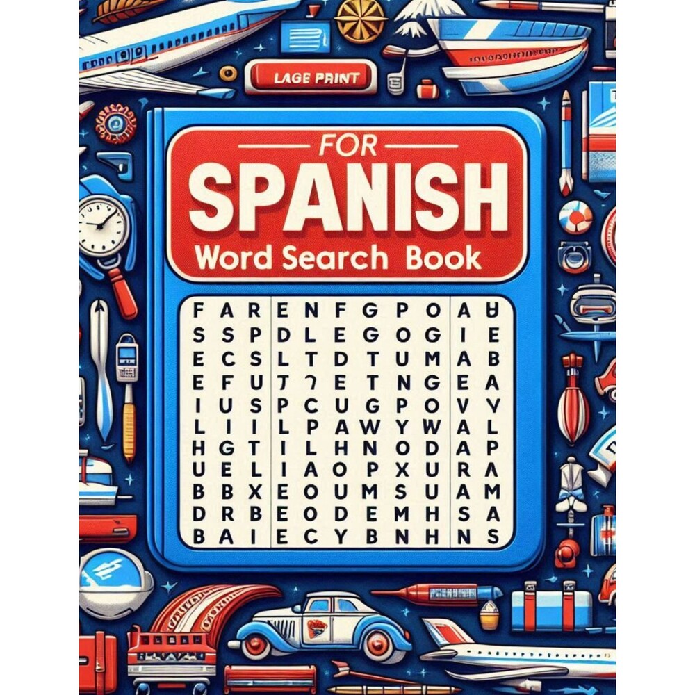 Spanish Word Search Book Large Print
